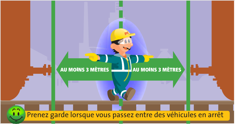 Au moins 3 mètres entre véhicules en arrêt