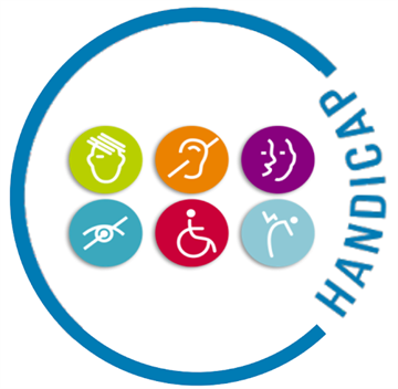 Logo Handicap · les six familles de handicap